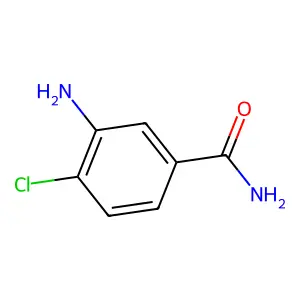 3-氨基-4-氯苯甲酰胺 structure