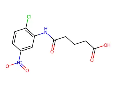 5-(2-Chloro-5-nitroanilino)-5-oxopentanoic acid structure