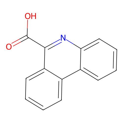 6-Phenanthridinecarboxylic acid structure