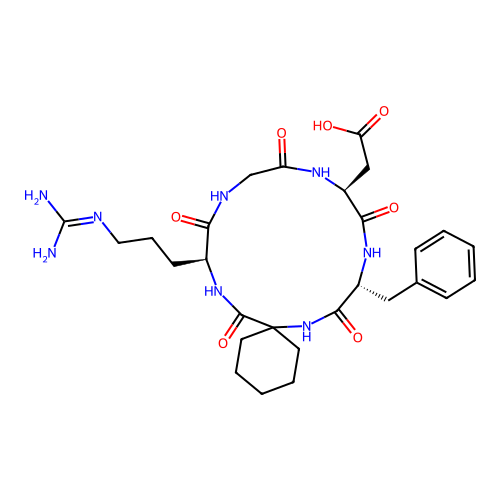 Cyclotetrapeptide-24 aminocyclohexane carboxylate structure