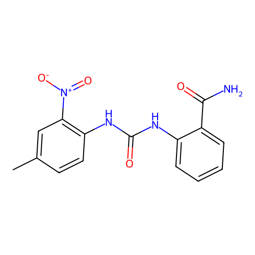 Benzamide, 2-[3-(4-methyl-2-nitrophenyl)ureido]- structure