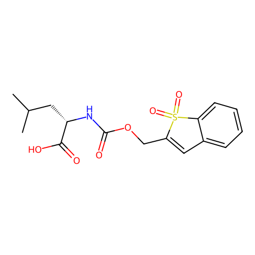 N-Bsmoc-L-leucine structure