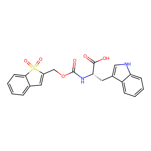 N-Bsmoc-L-tryptophan structure