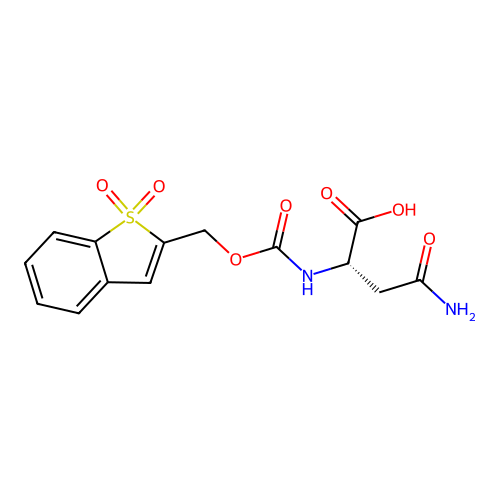 N-Bsmoc-L-asparagine structure