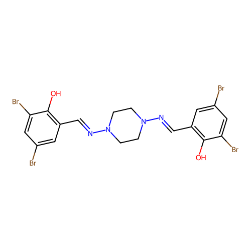(6E)-2,4-dibromo-6-[[[4-[[(E)-(3,5-dibromo-6-oxocyclohexa-2, structure