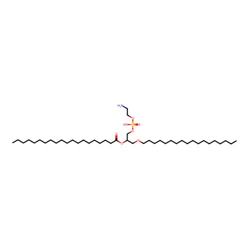 [1-[2-Aminoethoxy(hydroxy)phosphoryl]oxy-3-octadecoxypropan-2-yl] icosanoate structure