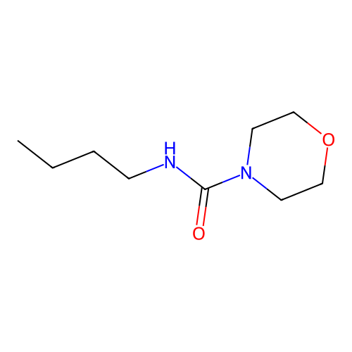 4-(Butylcarbamoyl)morpholine structure