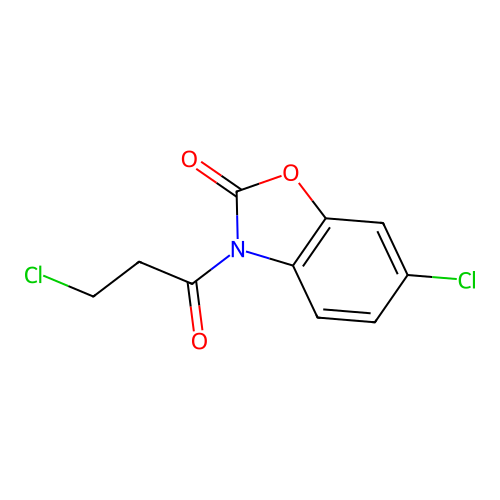 6-chloro-3-(3-chloropropanoyl)-1,3-benzoxazol-2(3H)-one structure