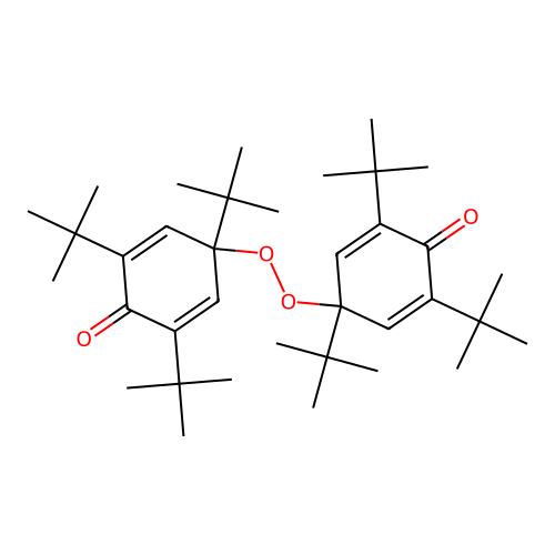 2,5-Cyclohexadien-1-one, 4,4'-dioxybis[2,4,6-tris(1,1-dimethylethyl)- structure