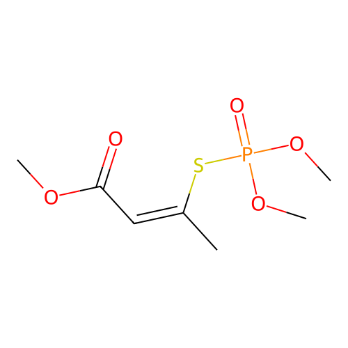 cis-Thionophosdrin structure