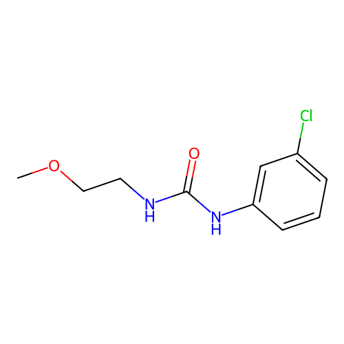 1-(3-Chlorophenyl)-3-(2-methoxyethyl)urea structure