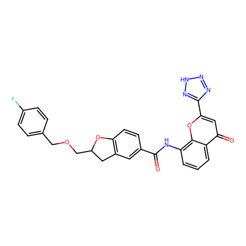 C27H20FN5O5 structure