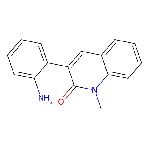 3-(2-Aminophenyl)-1-methylquinolin-2-one structure