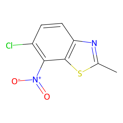 2-Methyl-6-chloro-7-nitrobenzothiazole structure