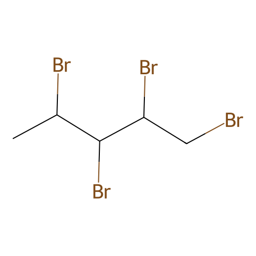 1,2,3,4-Tetrabromopentane structure