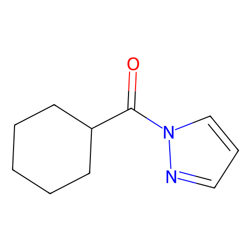 Cyclohexyl(pyrazol-1-yl)methanone structure