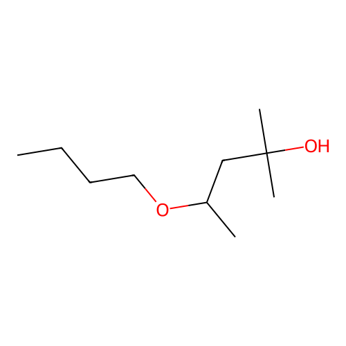 4-Butoxy-2-methylpentan-2-ol structure