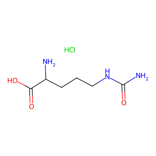 L-Citrulline monohydrochloride structure