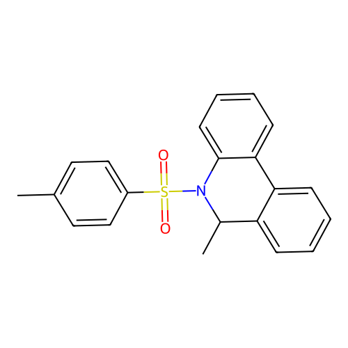 6-Methyl-5-[(4-methylphenyl)sulfonyl]-5,6-dihydrophenanthridine structure