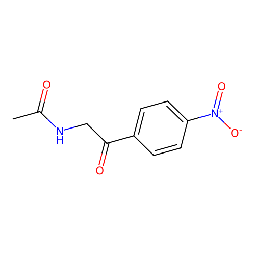 N-[2-(4-硝基苯基)-2-氧代乙基]乙酰胺 structure