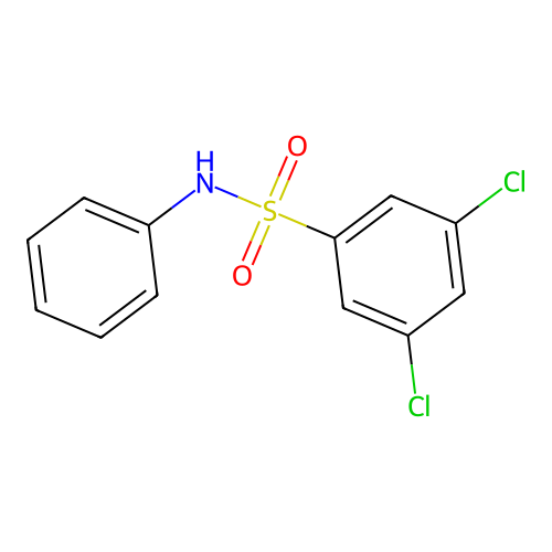 3,5-dichloro-N-phenylbenzenesulfonamide structure