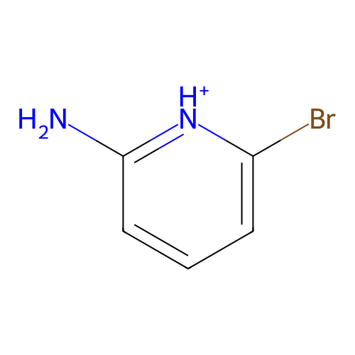 6-Bromopyridin-1-ium-2-amine structure