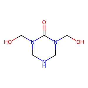 Tetrahydro-1,3-bis(hydroxymethyl)-1,3,5-triazin-2(1H)-one structure