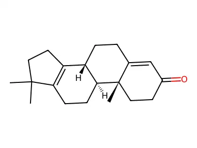 17,17-Dimethyl-18-norandrosta-4,13-dien-3-one structure