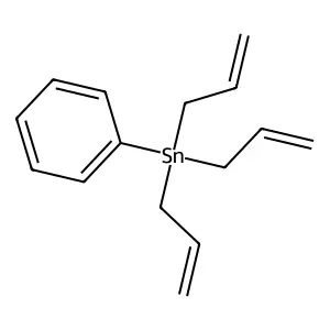 Stannane, triallylphenyl- structure