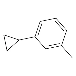 Benzene, 1-cyclopropyl-3-methyl- structure