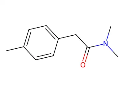 p-Tolyl-aceticaciddimethylamide structure