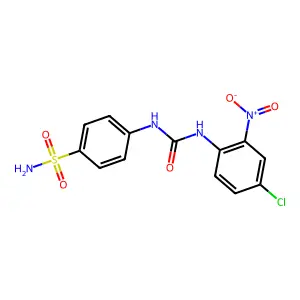 1-(4-Chloro-2-nitrophenyl)-3-(4-sulfamoylphenyl)urea structure