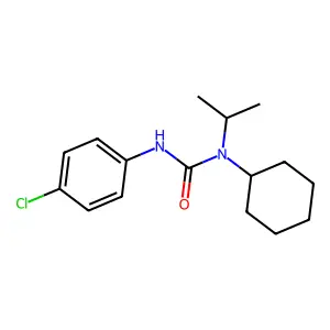N'-(4-chlorophenyl)-N-cyclohexyl-N-isopropylurea structure
