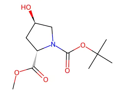 Boc-Hyp-OMe structure