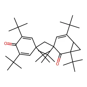4-Norcaren-2-one, 1,3,5-tri-tert-butyl-3-[(1,3,5-tri-tert-butyl-4-oxo-2,5-cyclohexadien-1-yl)methyl]- structure