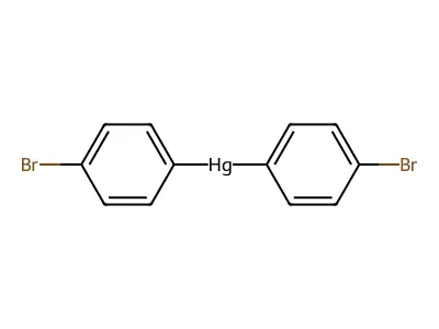 Bis(4-bromophenyl)mercury structure