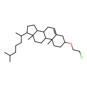 3-(2-Chloroethoxy)cholest-5-ene structure