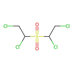 1,2-Dichloro-1-(1,2-dichloroethanesulfonyl)ethane structure