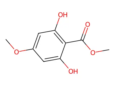 Methyl 2,6-dihydroxy-4-methoxybenzoate structure