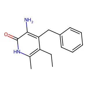 3-Amino-4-benzyl-5-ethyl-6-methyl-1H-pyridin-2-one structure