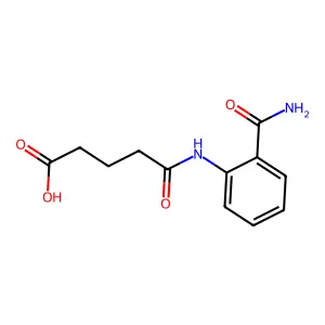 4-[(2-Carbamoylphenyl)carbamoyl]butanoic acid structure