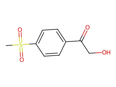 2-Hydroxy-1-[4-(methylsulfonyl)phenyl]-1-ethanone structure