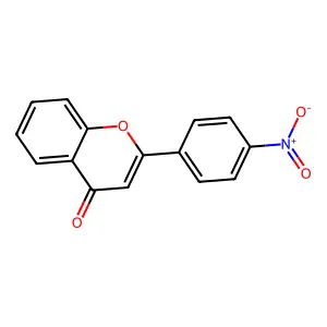 2-(4-Nitrophenyl)-4H-chromen-4-one structure