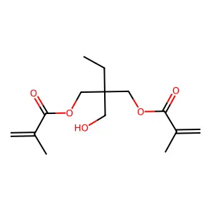 2-Ethyl-2-(hydroxymethyl)-1,3-propanediyl bismethacrylate structure