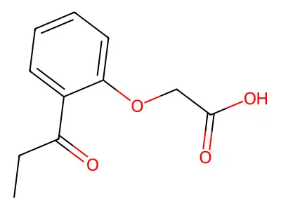(2-Propionyl-phenoxy)-acetic acid structure