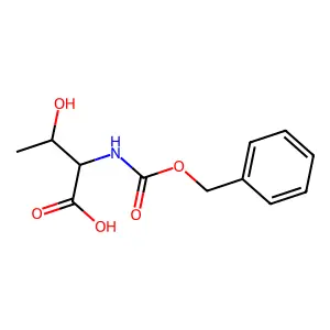 N-((Benzyloxy)carbonyl)-L-threonine structure