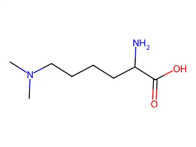 2-Amino-6-(dimethylamino)hexanoic acid structure