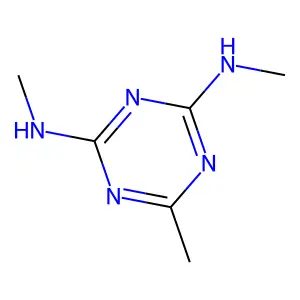 N~2~,N~4~,6-Trimethyl-1,3,5-triazine-2,4-diamine structure