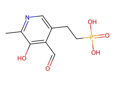 5'-Deoxypyridoxal 5'-methylenephosphonic acid structure