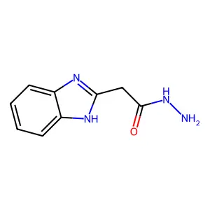 2-(1H-1,3-benzodiazol-2-yl)acetohydrazide structure